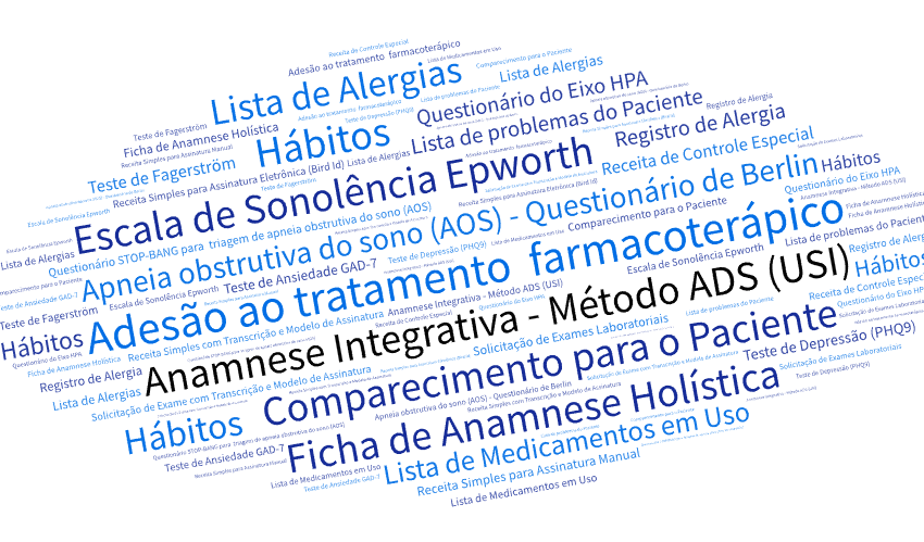 Lista de modelos clínicos e administrativos prontos!